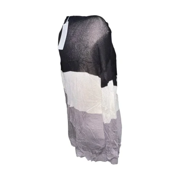 BloomChic Open Front Lightweight Color Block Cardigan Sz 12 (Large) Womens Pocke - Picture 9 of 11